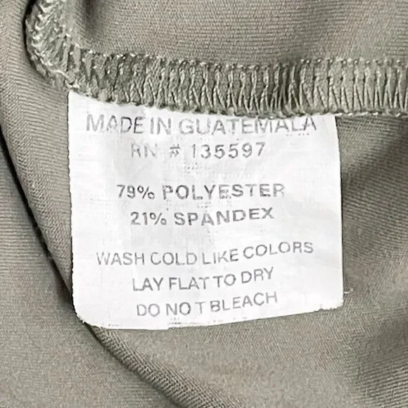 Albion Fit Gotta Run 1/4 Zip Pullover Olive Green Athletic Sweatshirt Sz Medium - Picture 14 of 16